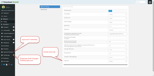 manager timesheet approvals