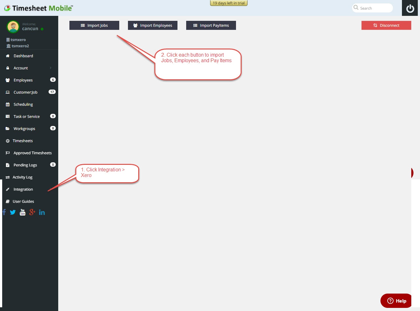 Integrating Xero With Your Timesheet Mobile Account